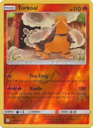 Cosmic Eclipse Torkoal #29/236 reverse holo